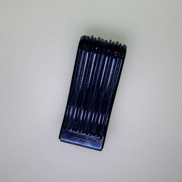 Solid Titanium Blue Money Clip by Marco Dal Maso